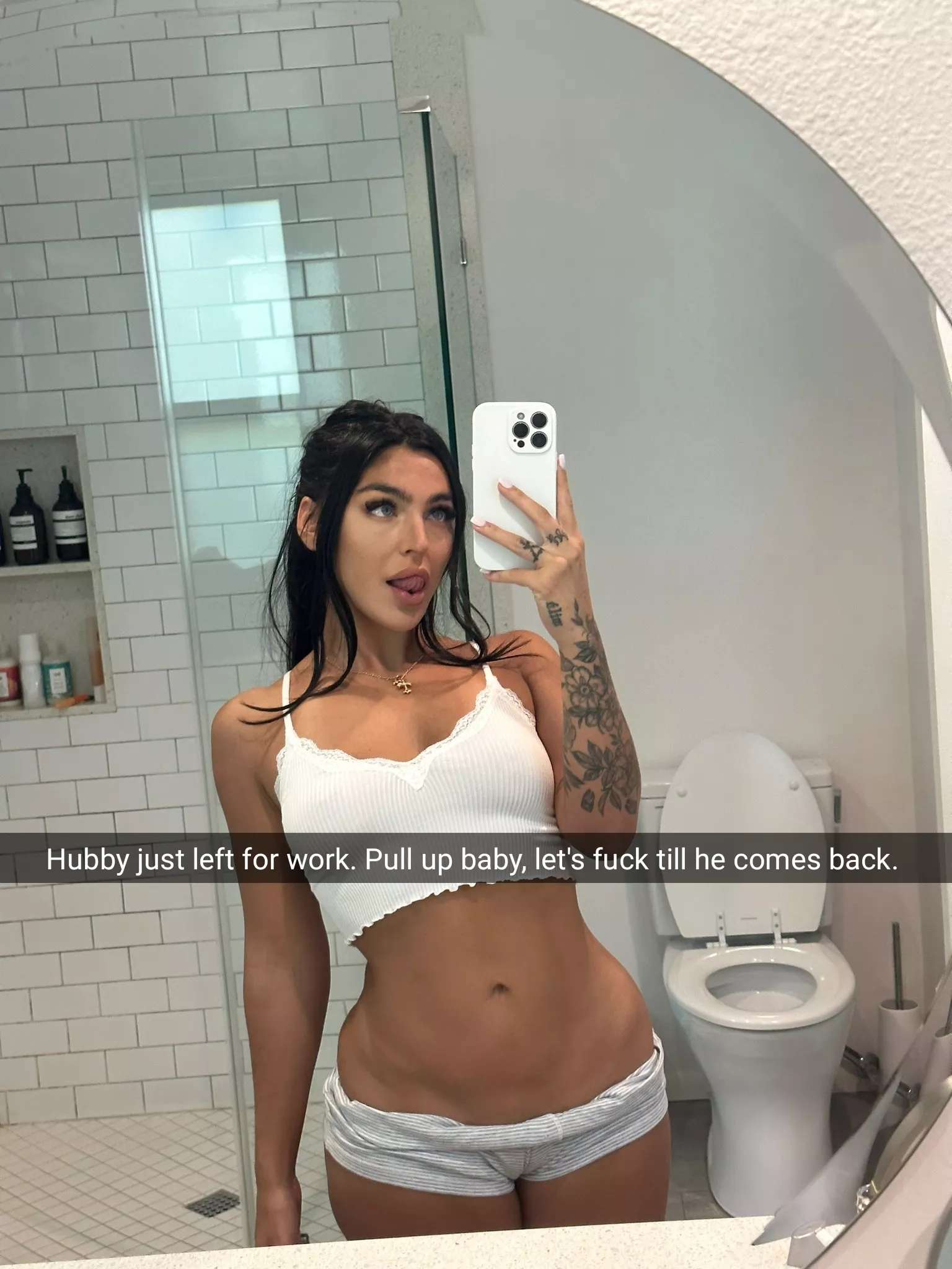 When he gets back we can say you're here to visit him😉 posted by SampleFluid