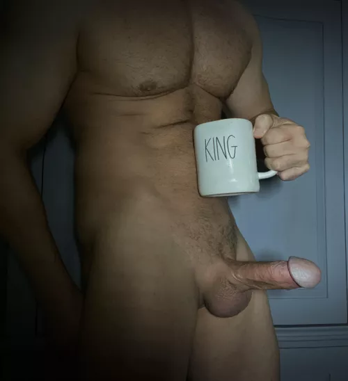 Dad feeling like a King on this holiday weekend ;) by rareshepherd