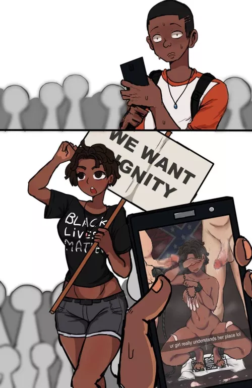 Dom white male looking for a black girl to rp this with. by masteraizen78