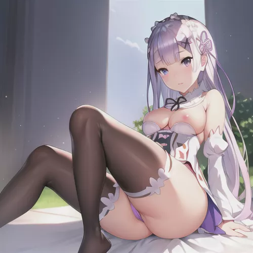 Emilia from Re:Zero [AI generated] 3 by No-Care8976