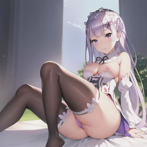 Emilia from Re:Zero [AI generated] 3 posted by No-Care8976