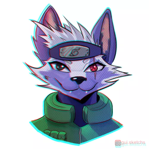 Furry Kakashi (Art By Me) [DM me for icons and Bust comms ^^] by gui_sketchs