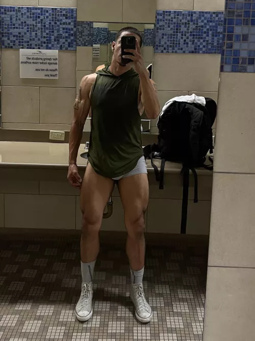 Get on your knees in front of the mirror by KingAdonis06