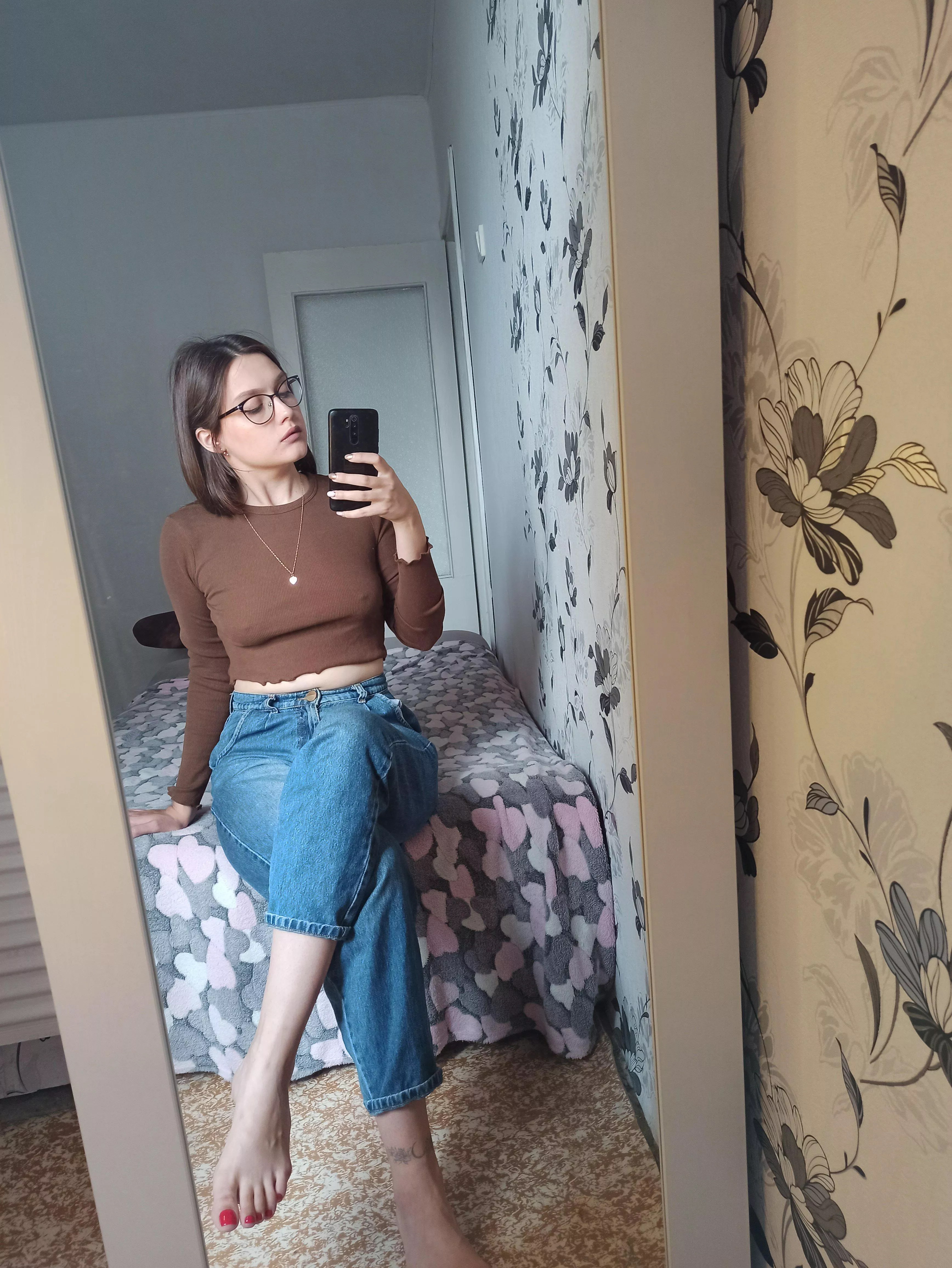 Going for a walk without a bra posted by Honey_69_