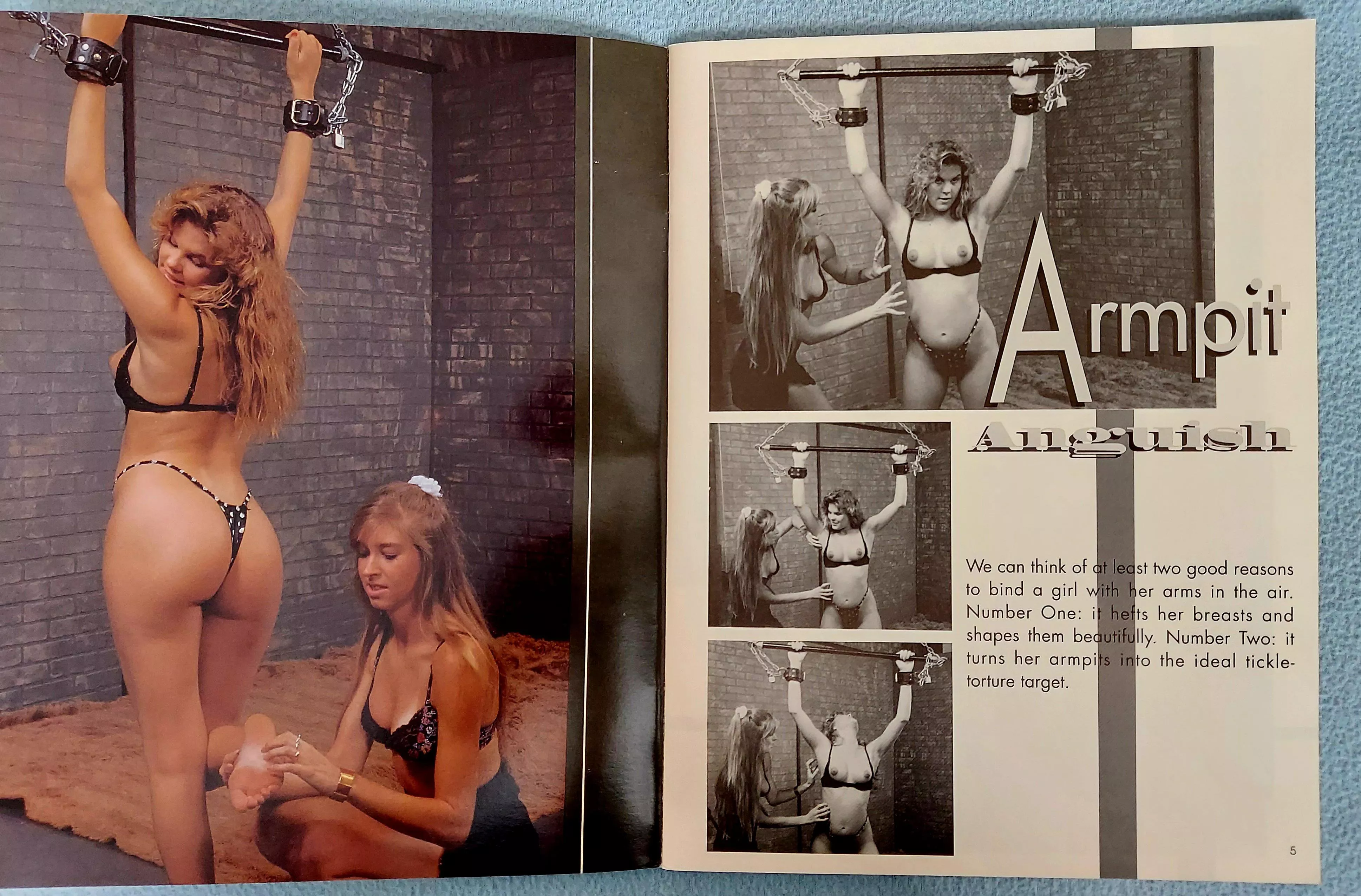 Inside Cover, The Tickling Scene Magazine, #3, 1993 posted by TheSalaciousScribe