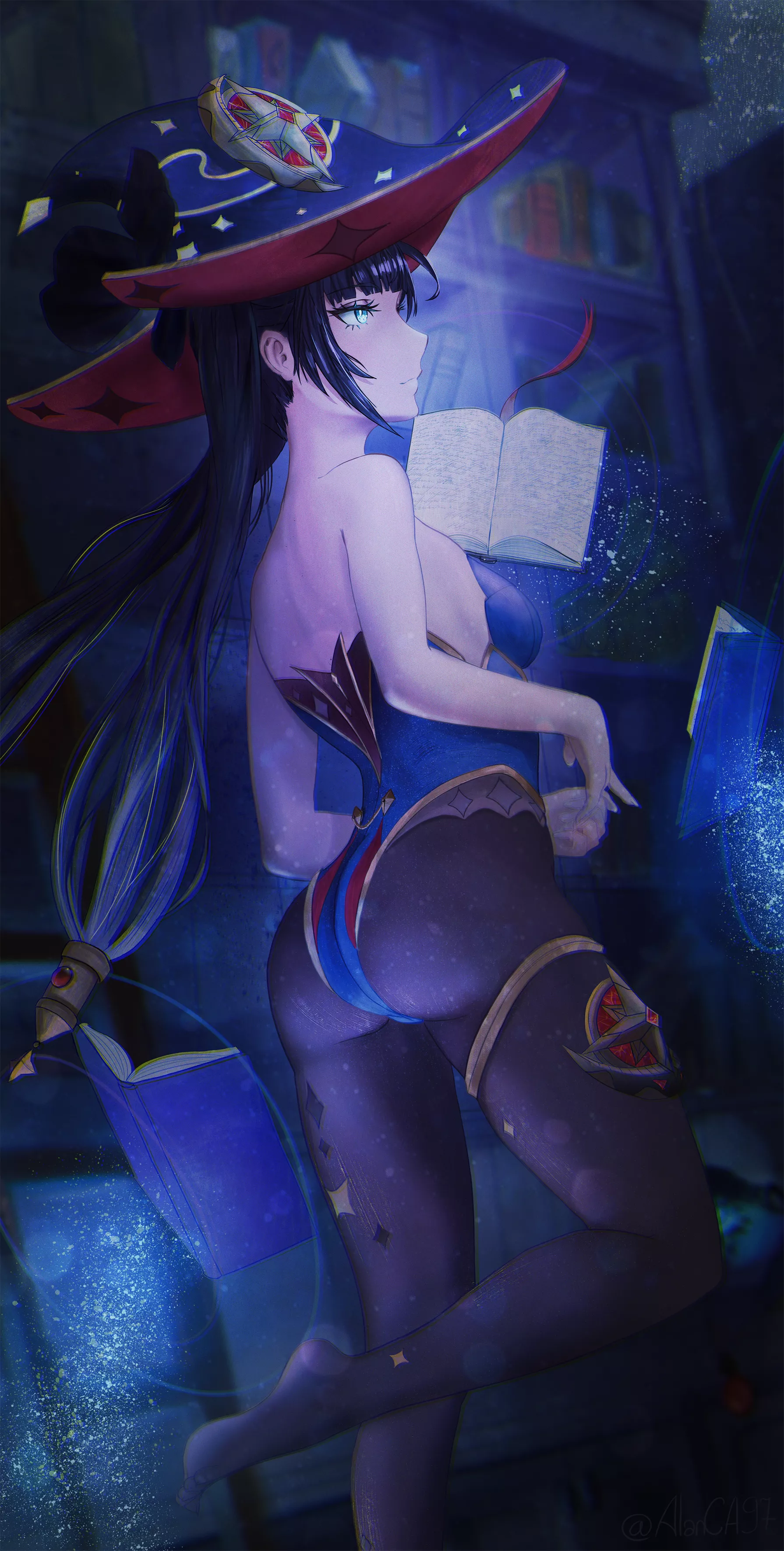 Mona in library ^^ [Genshin Impact] posted by Employer-Alone