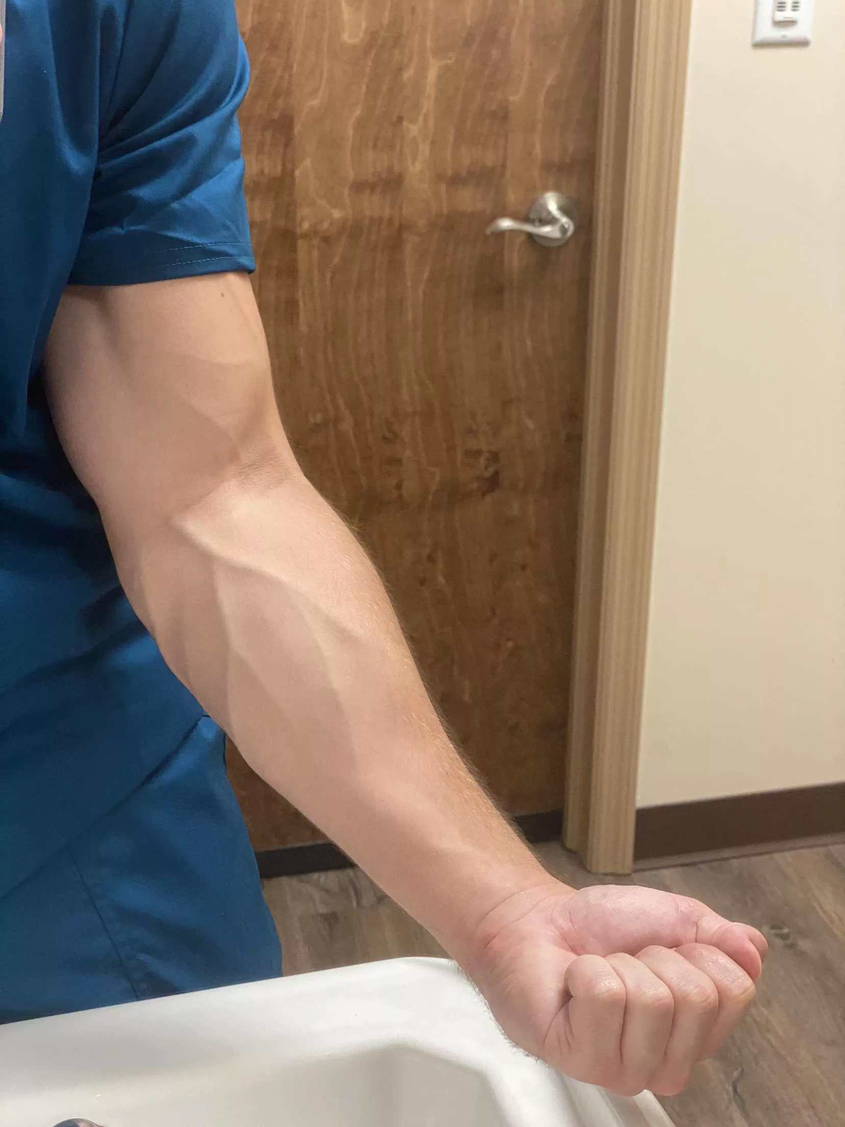 My veins were poppin today posted by Throwaway999989890