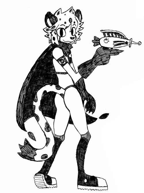 [OC] Ink Practice by BloodyPeckii