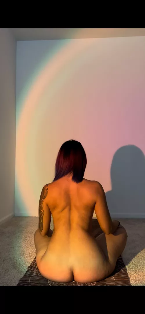 Sukasana is my best way to start ☺️🌸 by Hot_yogaxxxOF