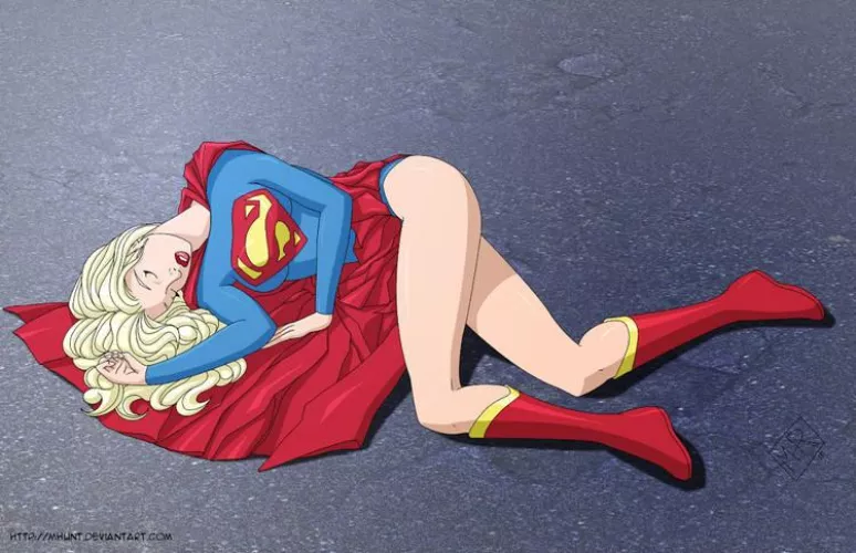 Super girl unconscious by Thepredator38