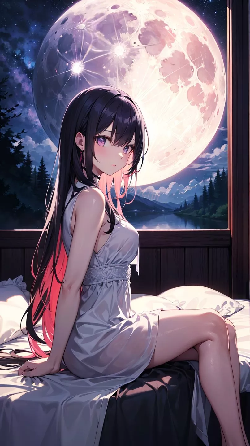 Super Moon at Night posted by CheetahSperm18