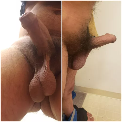 Which view would you enjoy more of my hard cock by Arkhamknight09