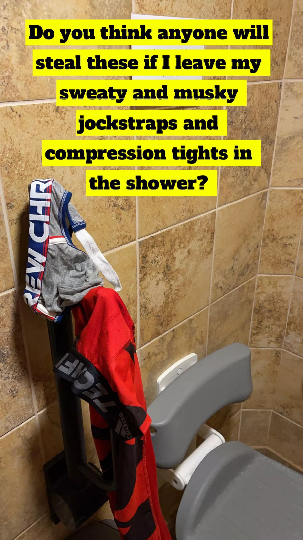 Who do you think will be the one who picks it up and take a sniff? posted by usedmenclothes