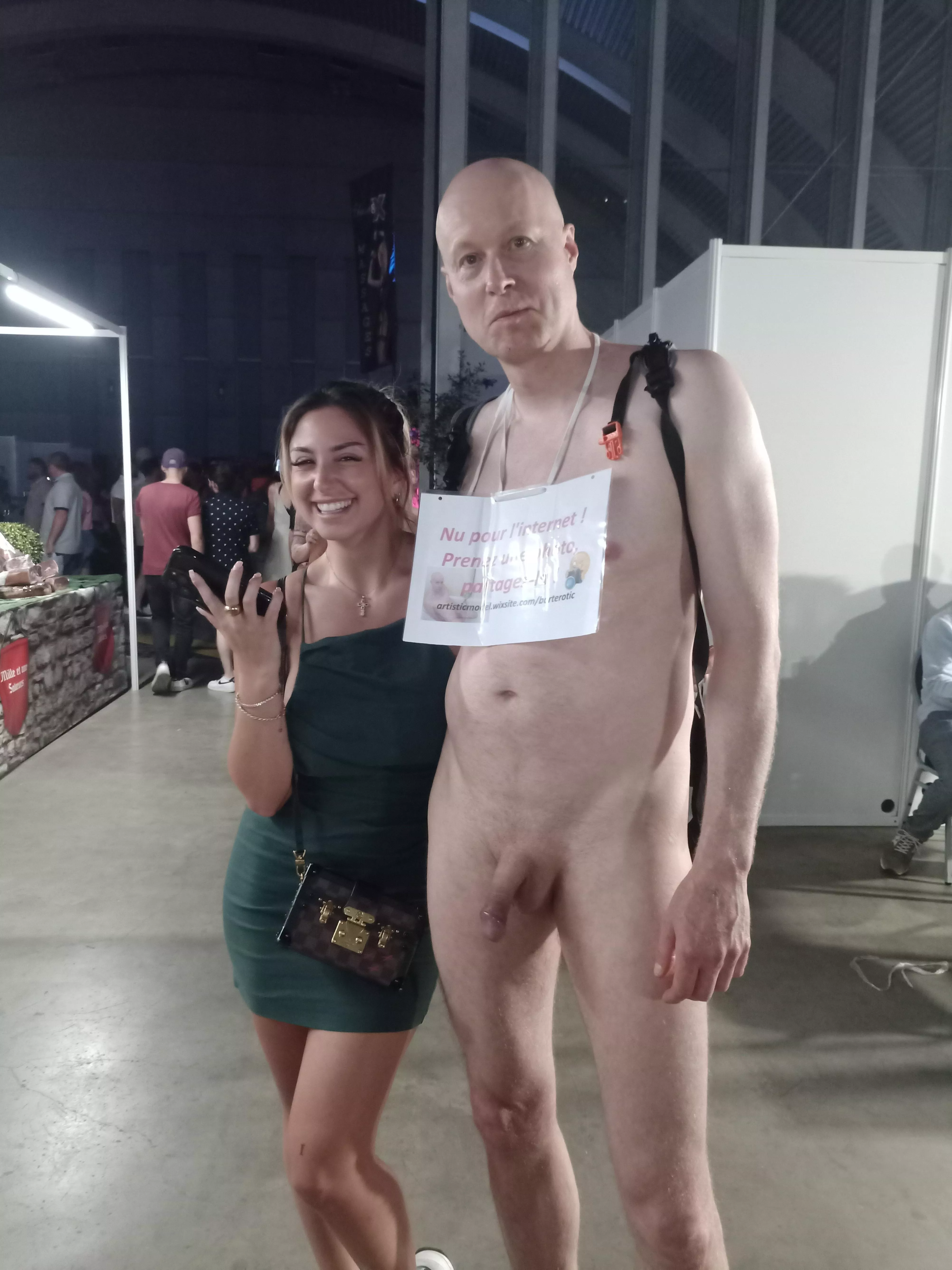 With this beautiful girl in public at Erotix Mons Belgium, She gave me the permission to post and share it on the internet! posted by AromaticChoice9627