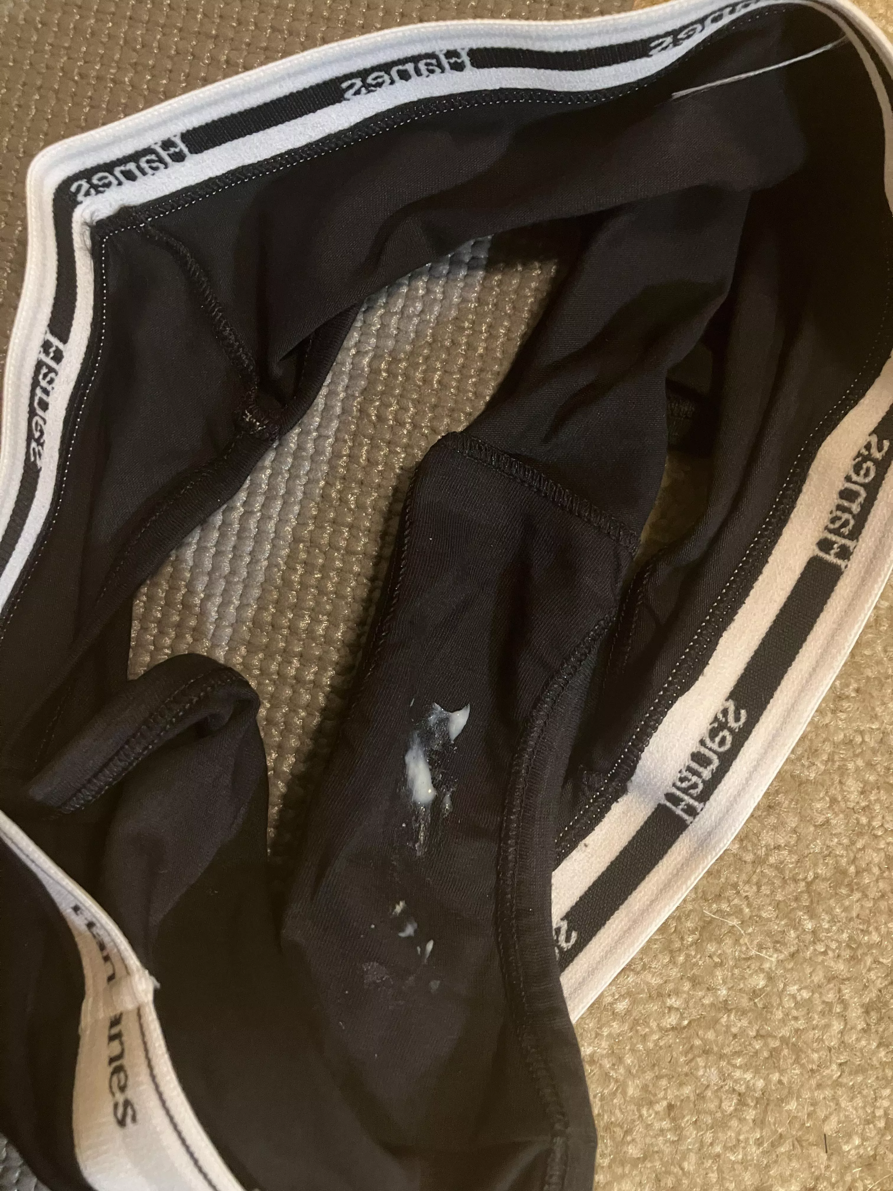 2 day wear of my Hanes black panties posted by Miss-marilyn-23