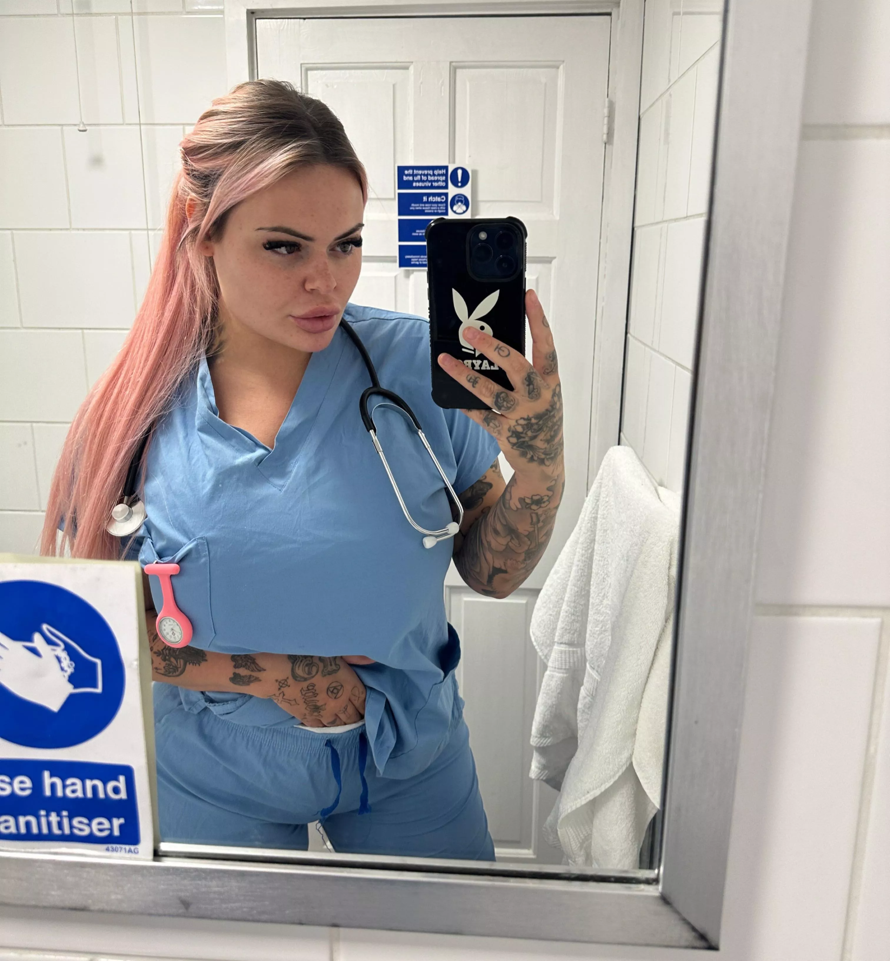 Care to lend a hand? posted by busty_nurse