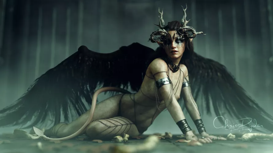 Dulcis Perditio, Me, Digital, 2023 by cryd123