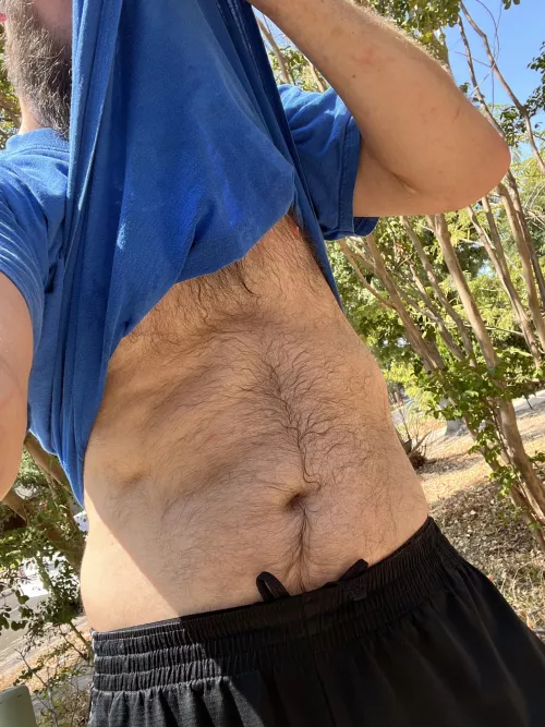 Got some yard work done. Join me in the pool to cool off? by Fun_Wrangler6149