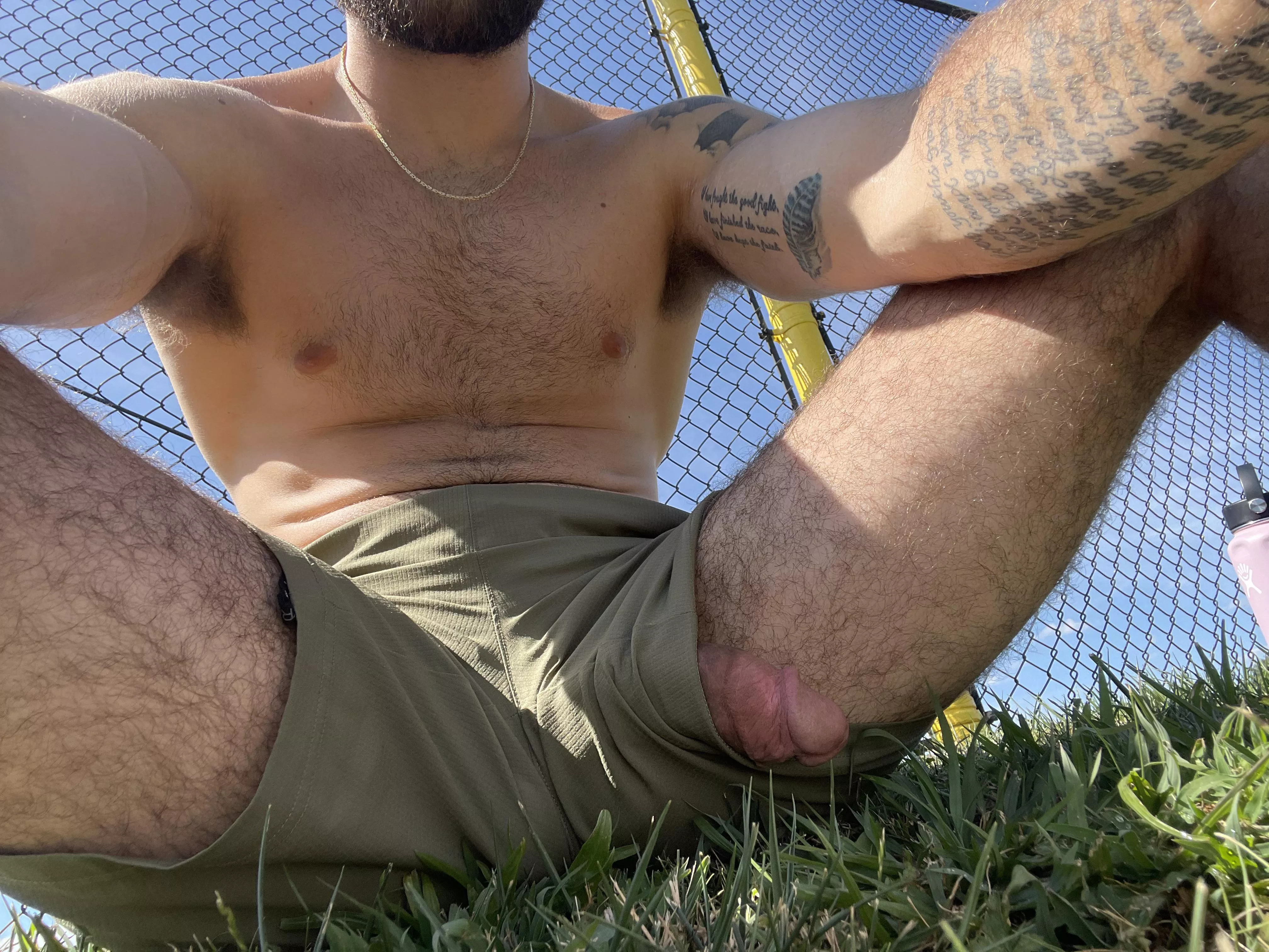 Having your cock out at the park is mandatory☺️ M23 posted by OpeningSpeed3852