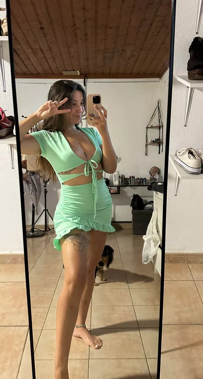 How this dress looks on me? 😋 posted by NextNothingz