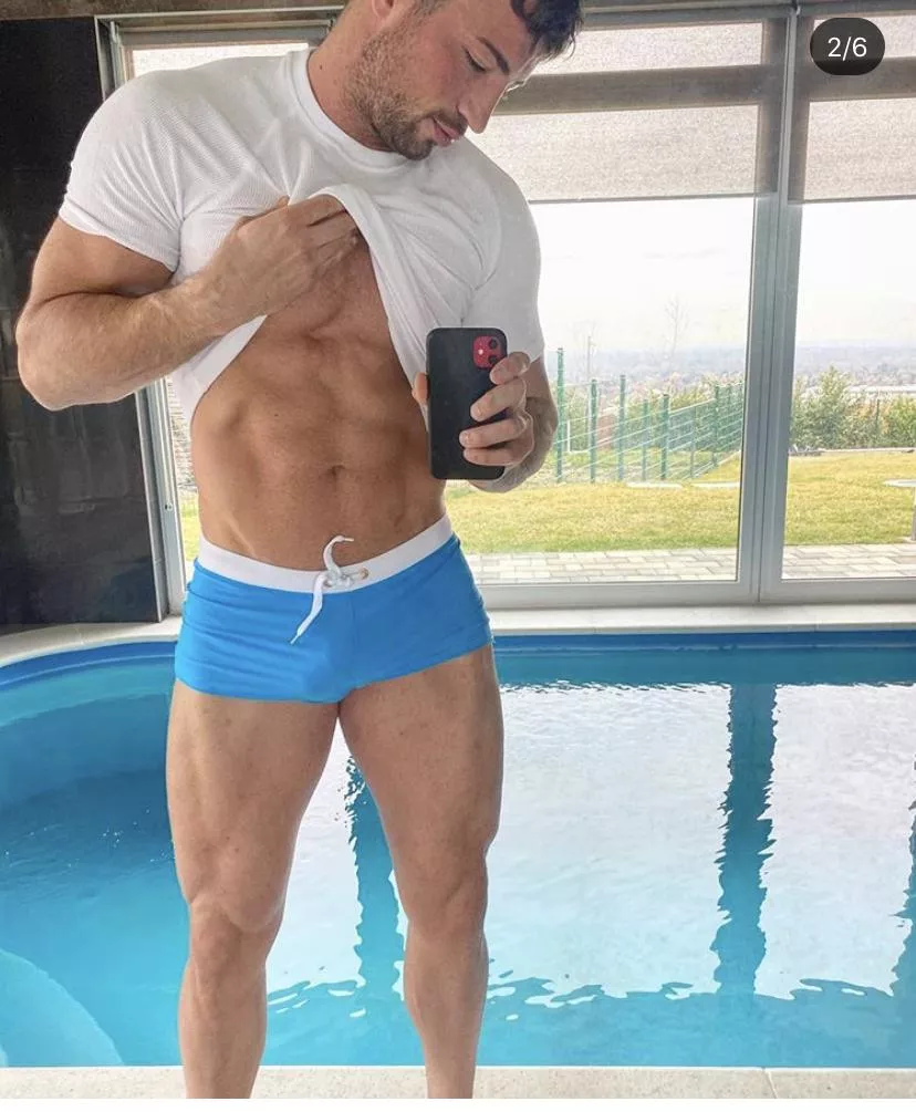 I always get stares at the pool posted by Latin_Max