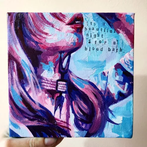 'It's a beautiful night for a bloodbath' by me by ham-sandwitch47