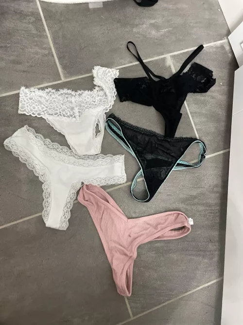 Just started ovulating, what panties you choosing by Harpersummer