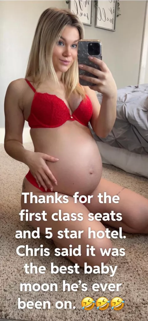 Me and Chris had our baby moon right before our son was born. Poor hubby paid for the trip thinking it would just be us. He’s sharing a room with the twins. by diaperduty99