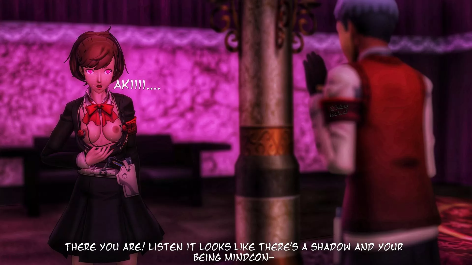 Mitsurus strong she can hold off those shadows for just a little bit longer (@rizzykawai) posted by DefinitelyNotStrix