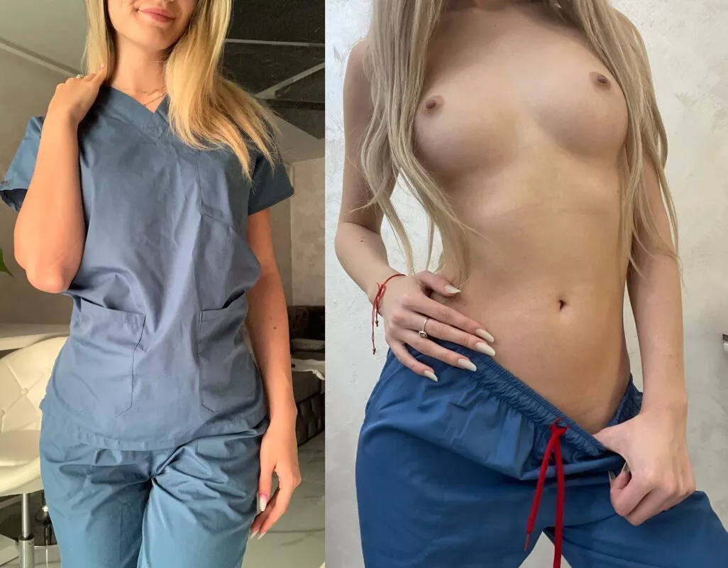 My nurse belly button is perfect for your tongue posted by mileyheaven