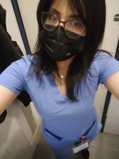 Nice outfit blue.scrub by cardiobsy