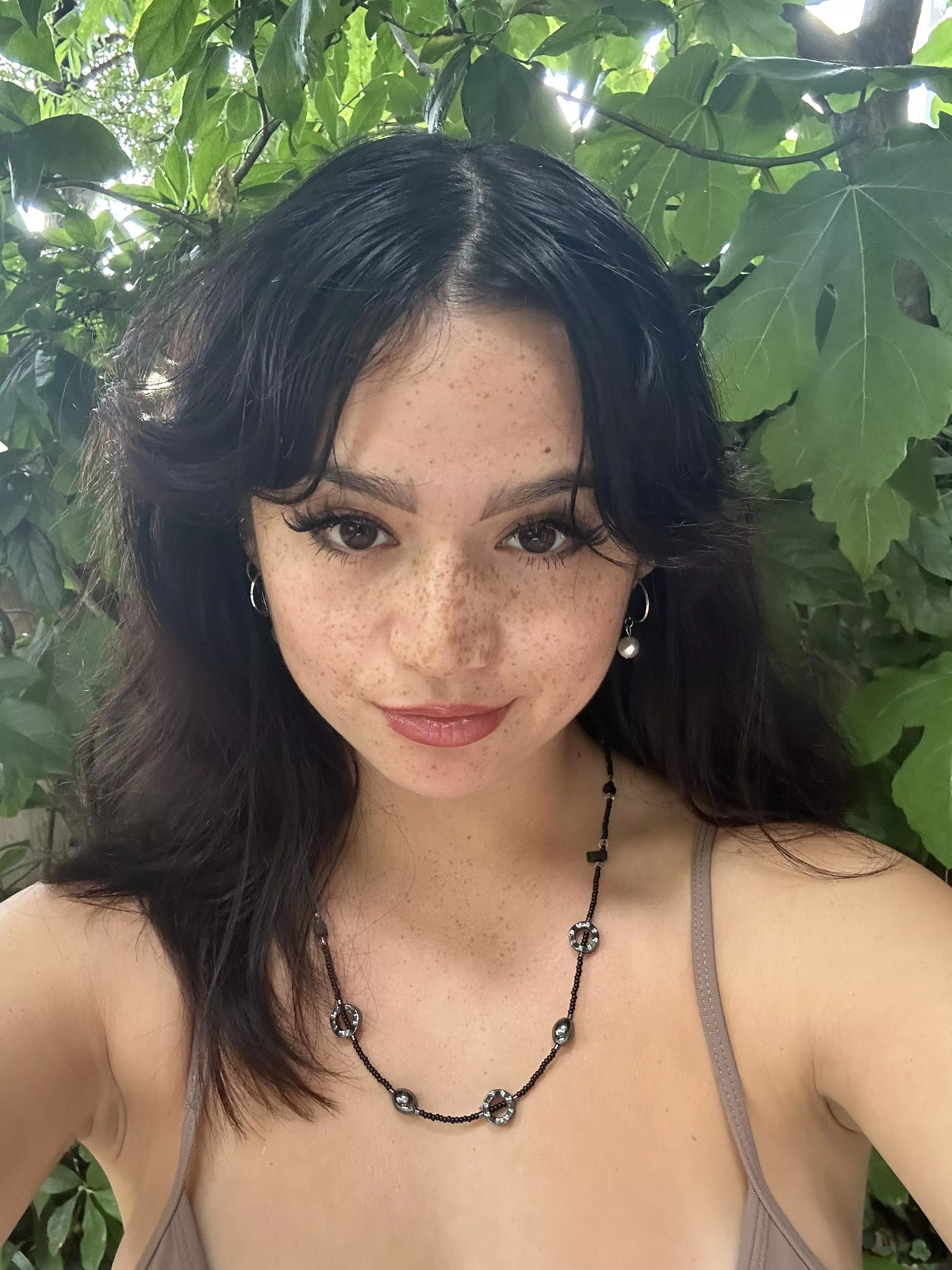 No make up, just natural frex on. posted by NumerousMutation