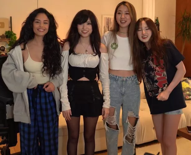 Pre cosplay (Rae, Emiru, Leslie, Tina) by aSmuttyNation