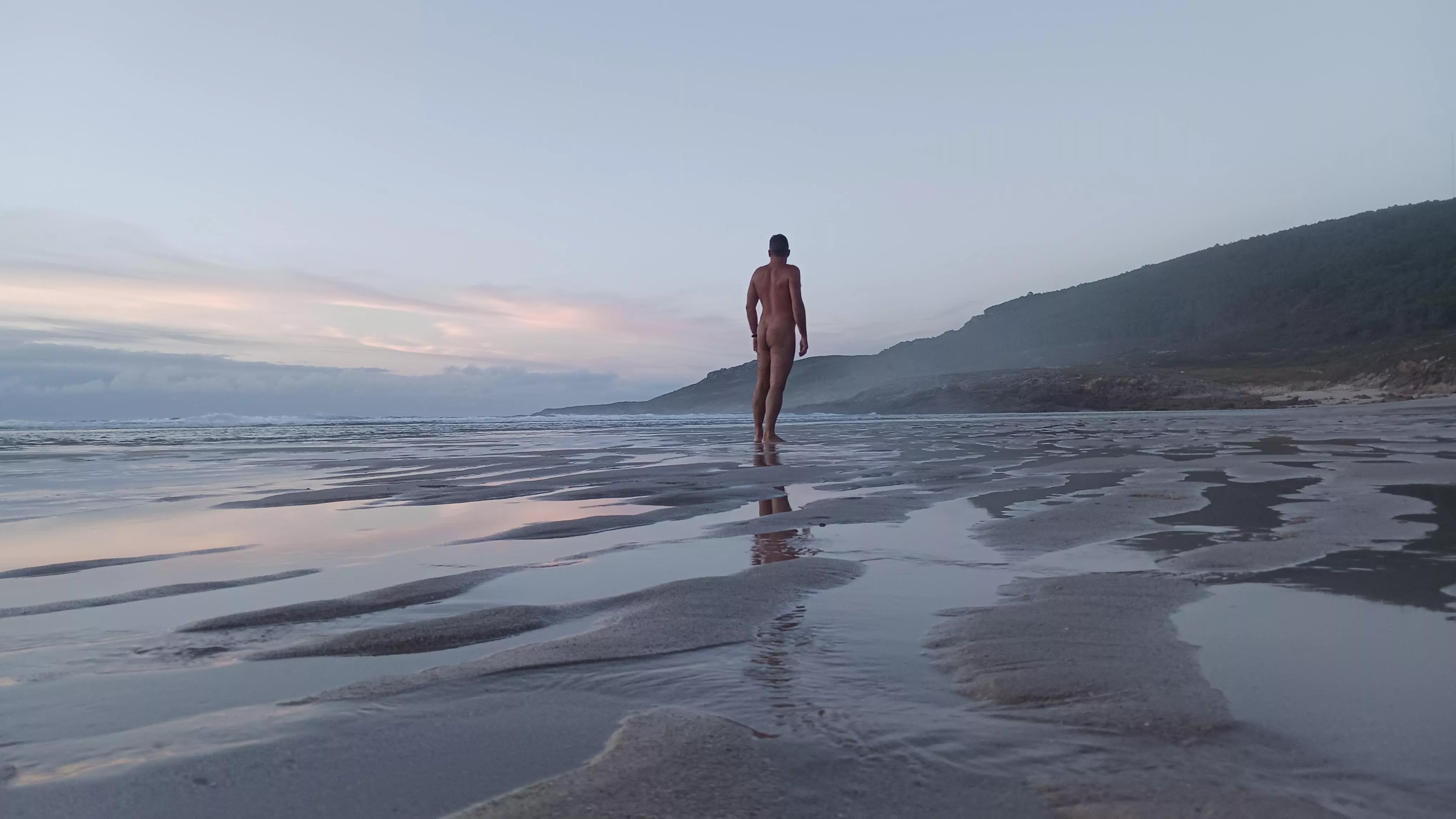 Reflections at the beach posted by nudebodytime