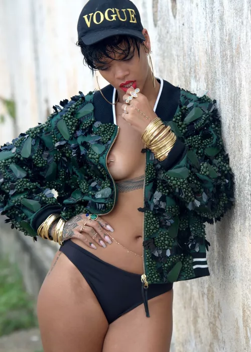 Rihanna - Vogue Brazil (2014) by rexbossjr