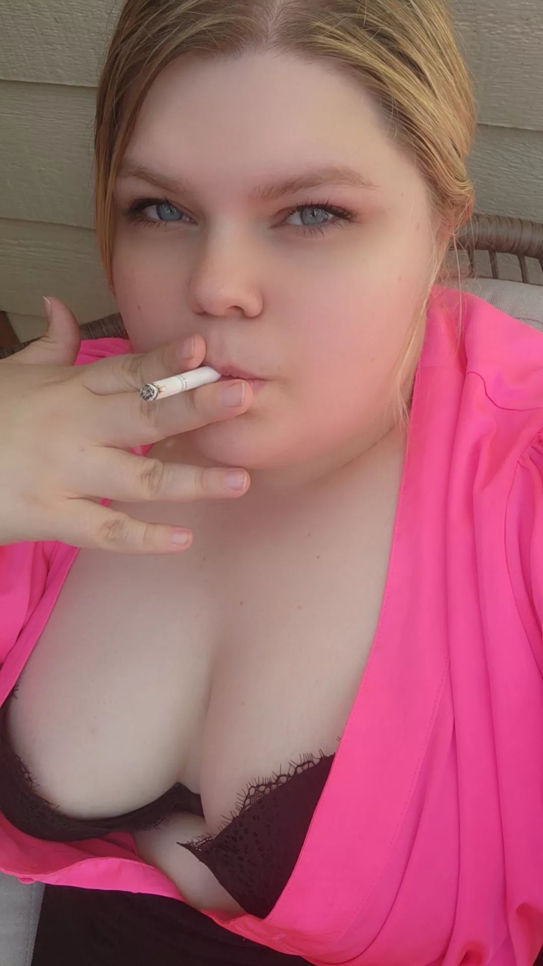 Smoke break at work. Wanna join me? posted by horny_wifey69