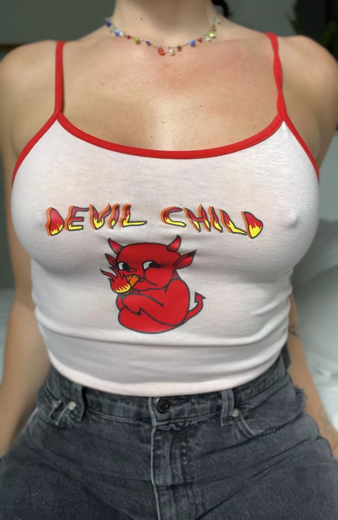 This top was a great thrift find imo 😈 posted by queenmombi