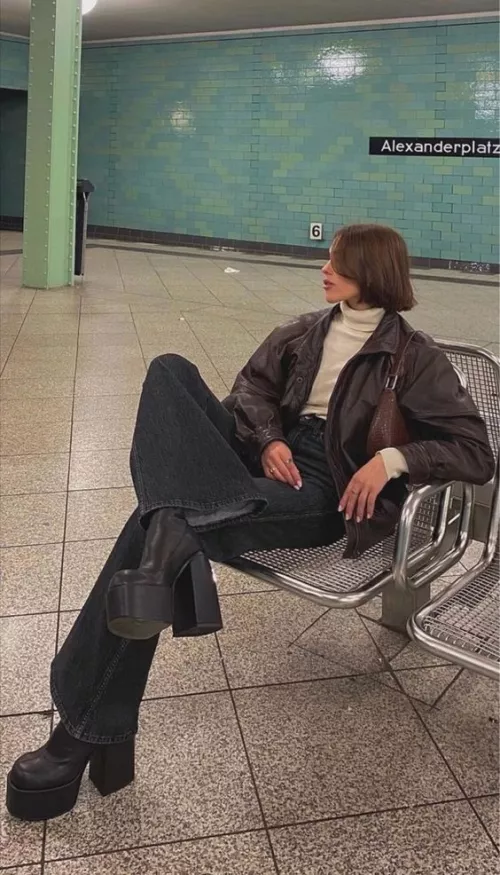 Chunky boots always, stilletos are great but chunky heels with a platform wins for me. by tablechairyeah