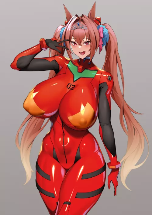 Daiwa Scarlet Plugsuit (Jingb dx) [Umamusume/ Evangelion] by Seaquences