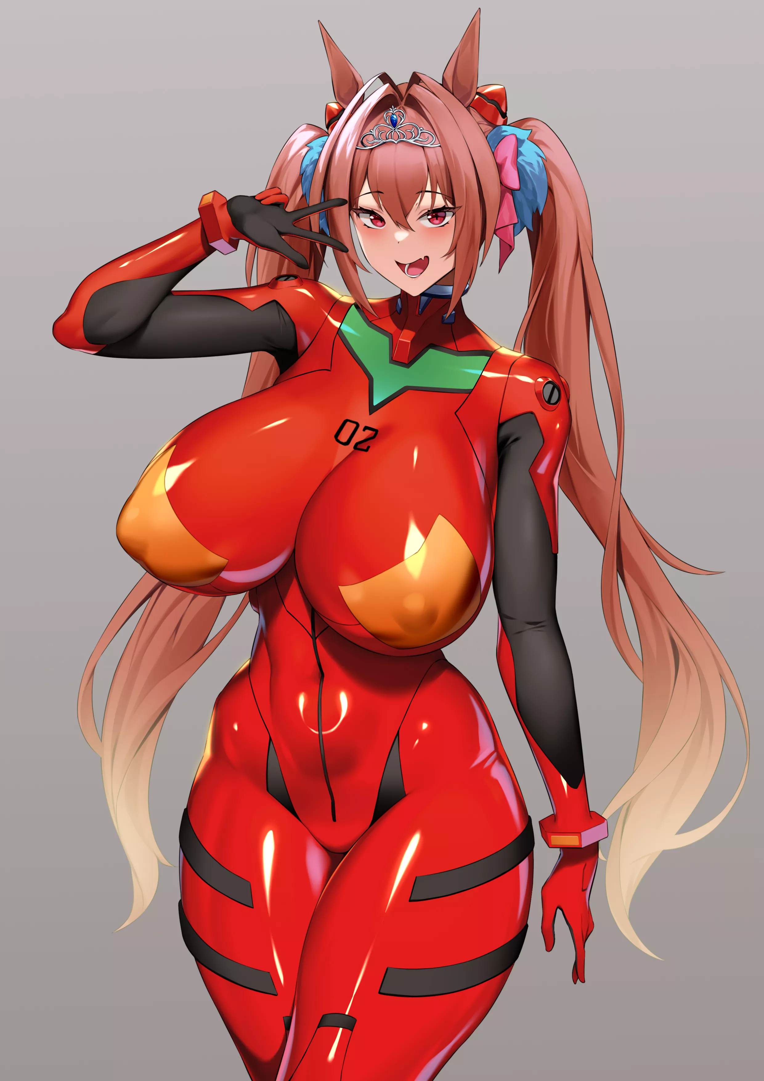 Daiwa Scarlet Plugsuit (Jingb dx) [Umamusume/ Evangelion] posted by Seaquences