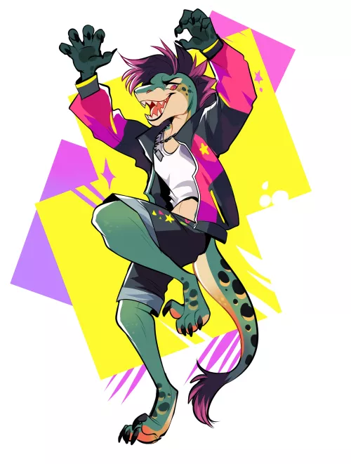 everybody walk the dinosaur !!! (art by me) by soureggu