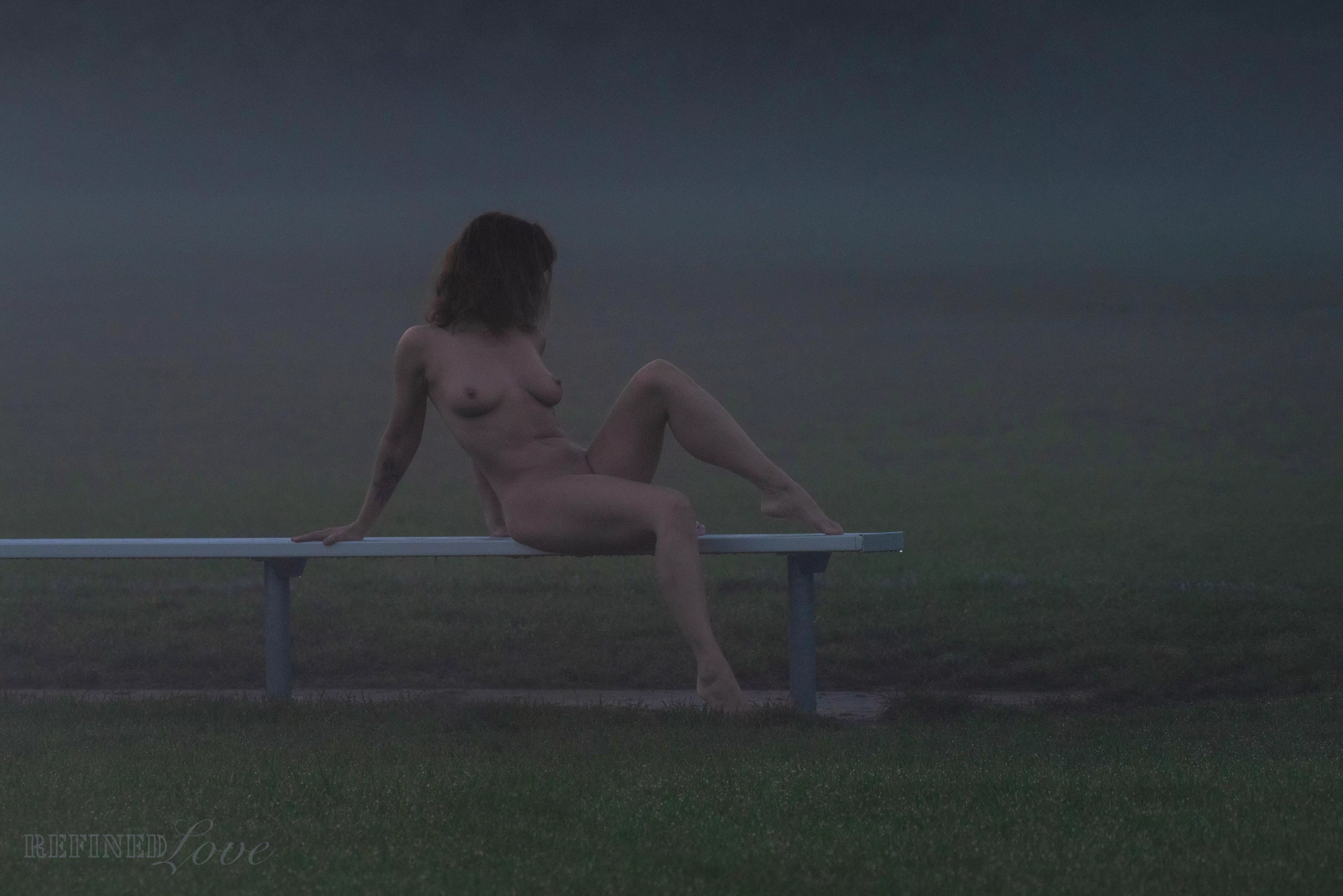 From earlier this morning - streaking on a misty pitch posted by refined-love