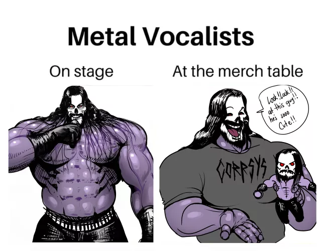 hes actually a himb behind that intimidating image onstage (bopehol on twitter , me) by bopy3e