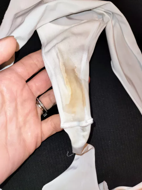 Hot & humide labor day wknd panties (grool/pee) by a 42 yr old milf of 4 by wifeysweetandspicy