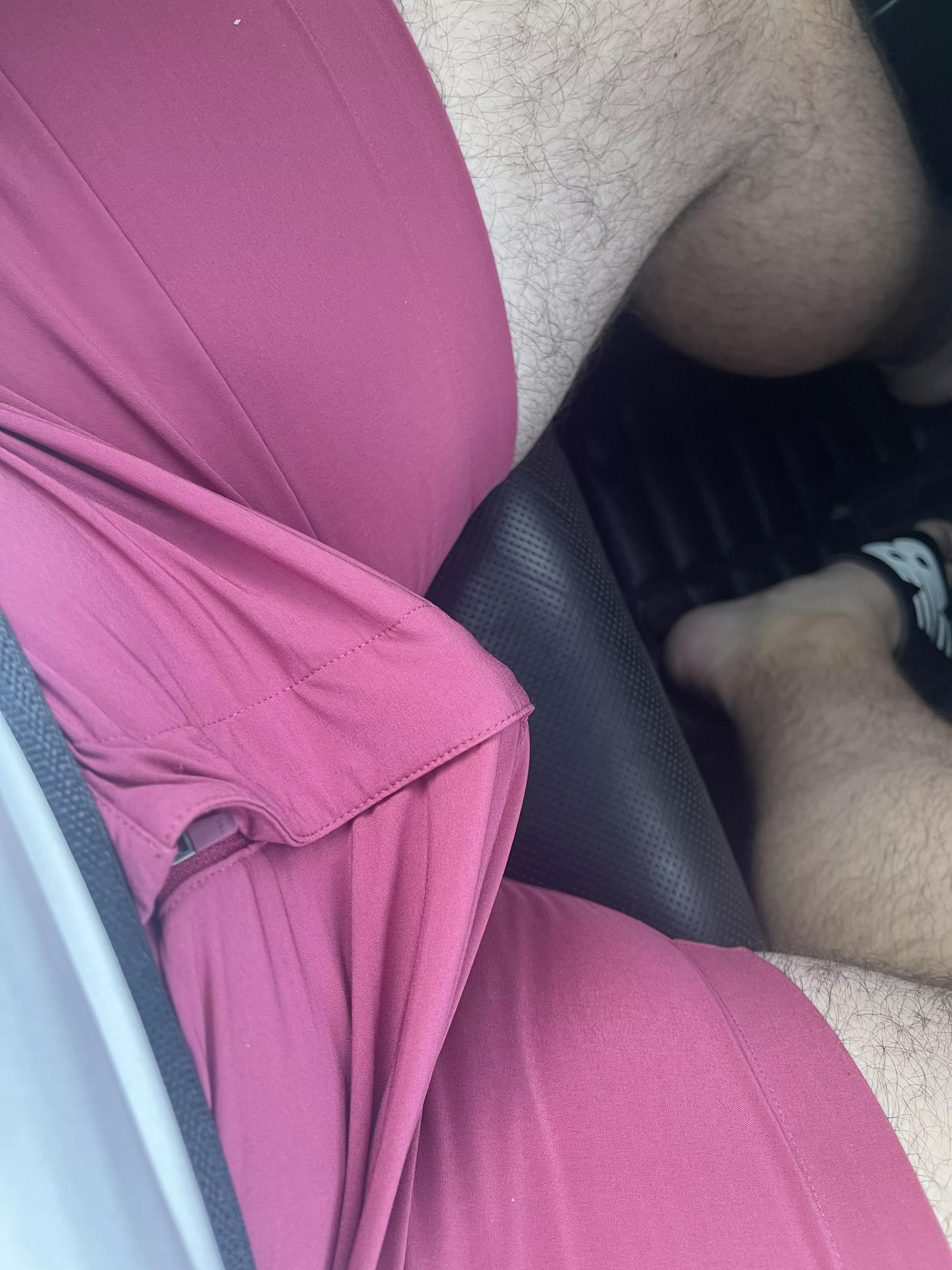 My wife kept grabbing while driving, I asked what’s up, she said look down. 😍😎 posted by kankan988