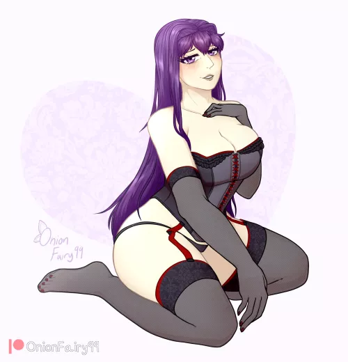 [OnionFairyLewds] DDLC Pin-Up - Yuri by OnionFairy99