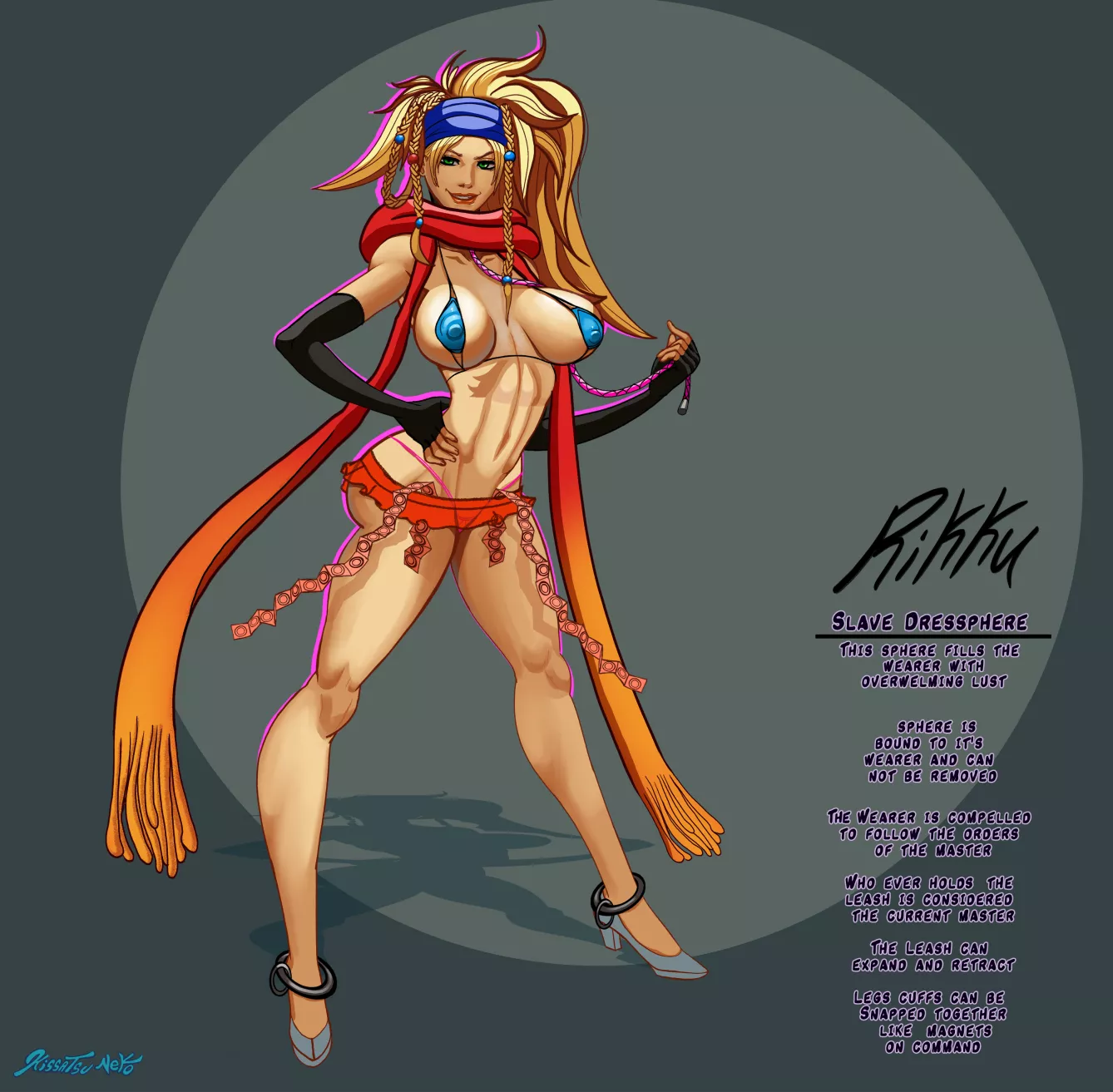 Rikku Slave Sphere (hissatsuneko ) [Final Fantasy] posted by Seaquences
