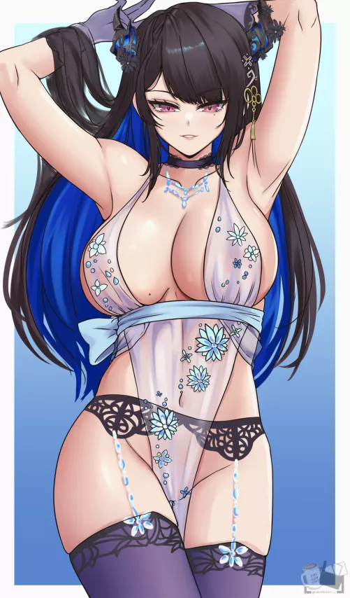 Sexy Raven [Hololive] by xSaviour_N