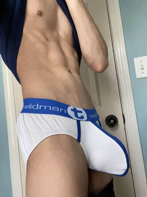 soft bulge in pouch underwear by monstersizedguy