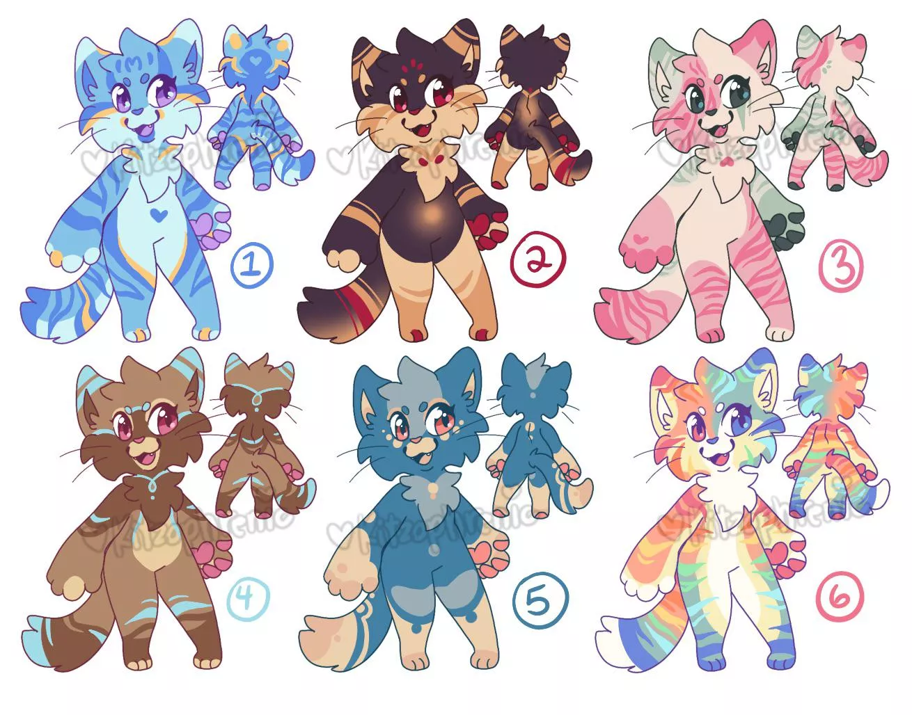 Some Adoptables I’m Super Proud of - Which is Your Favorite?? posted by Kitzophrenic